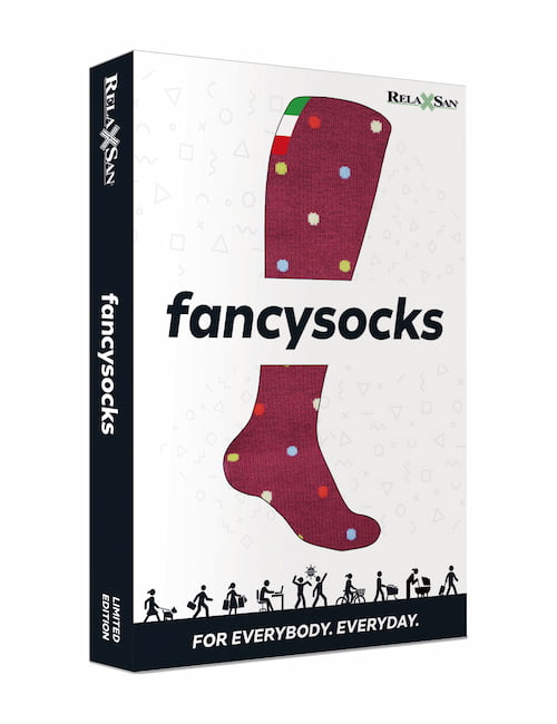 Fancy Socks czerwone w kropki